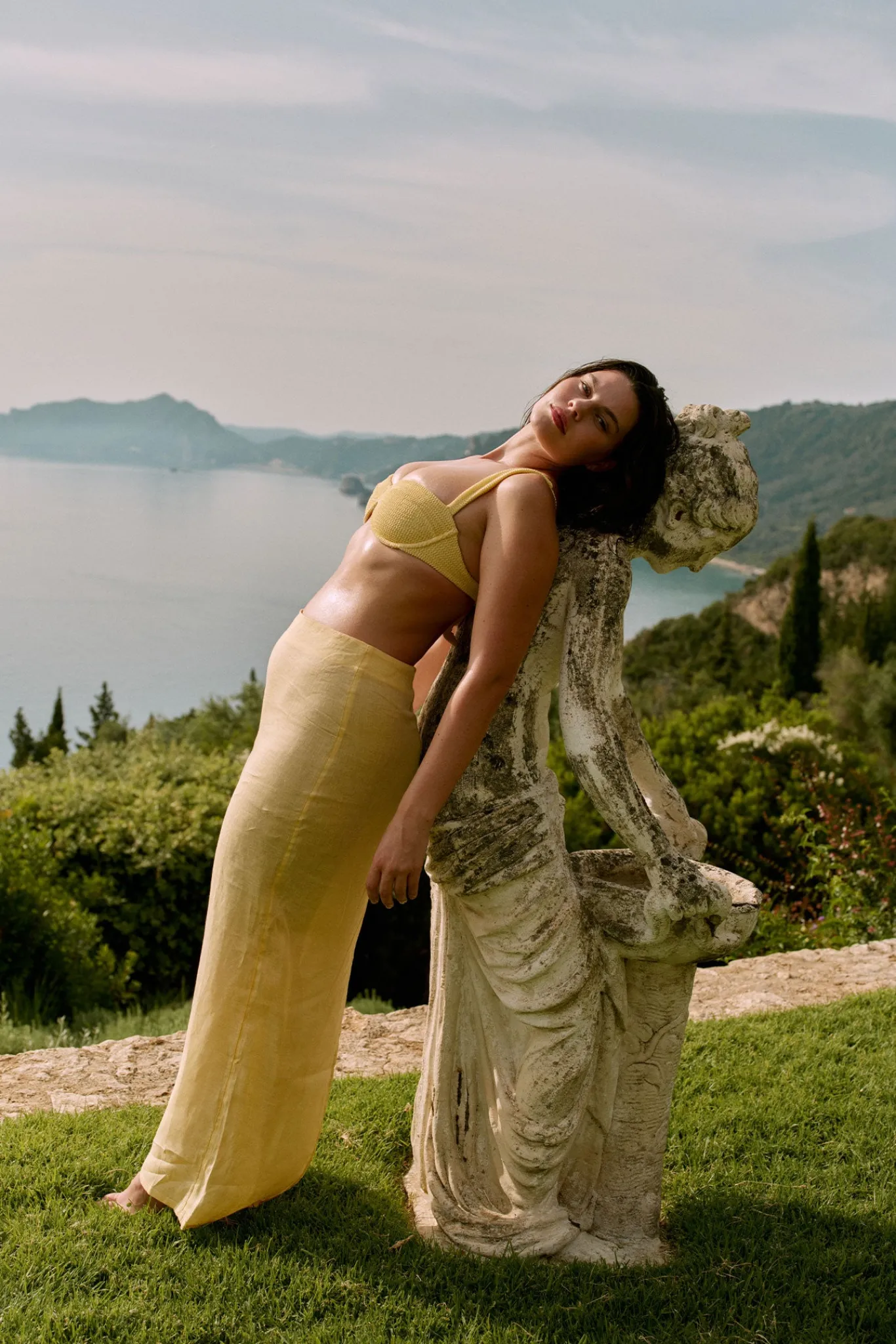 Monday Swimwear Bottoms^Fontelina Linen Skirt - Honey