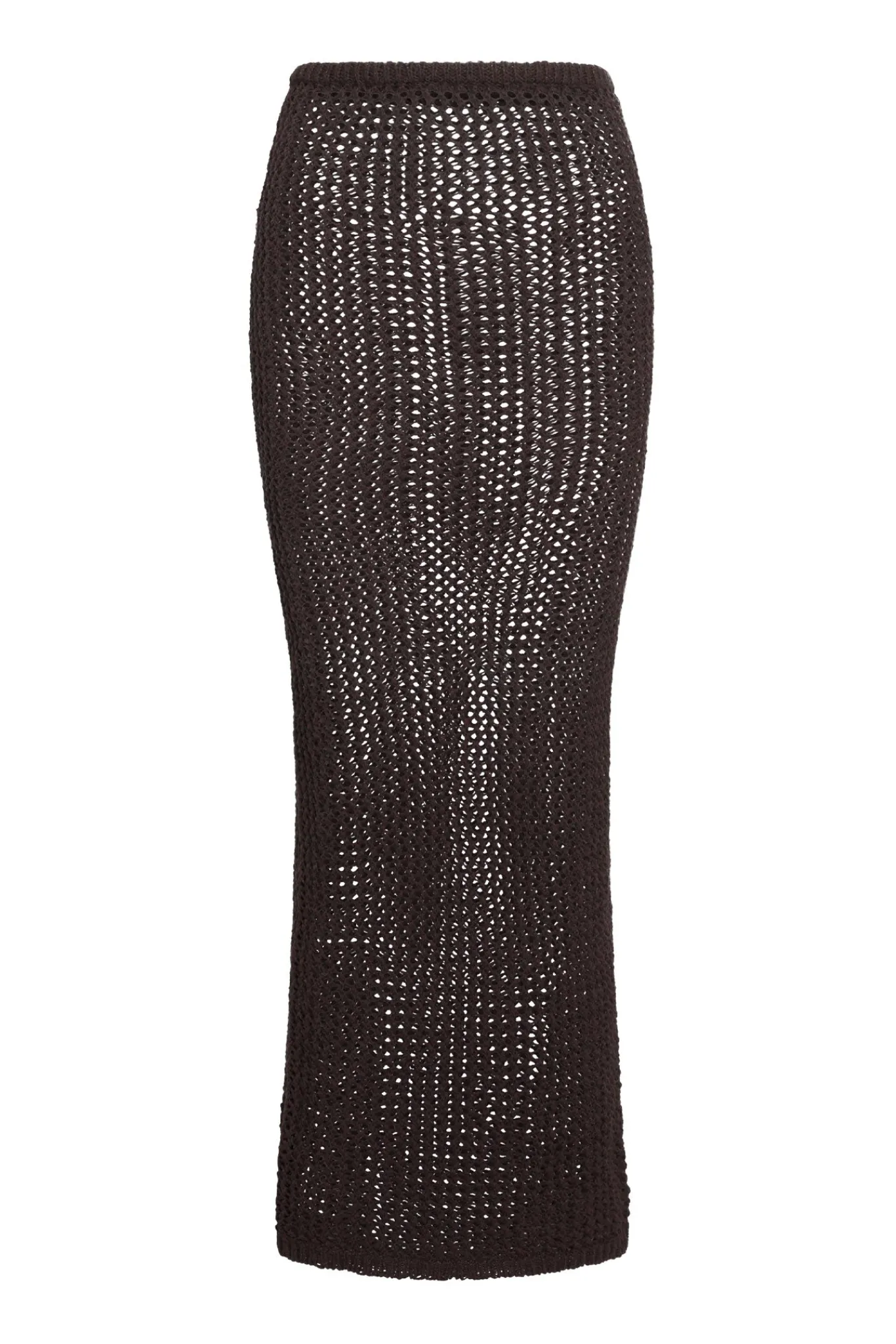 Monday Swimwear Knitwear|Bottoms^Fontelina Skirt - Espresso Petit Crochet