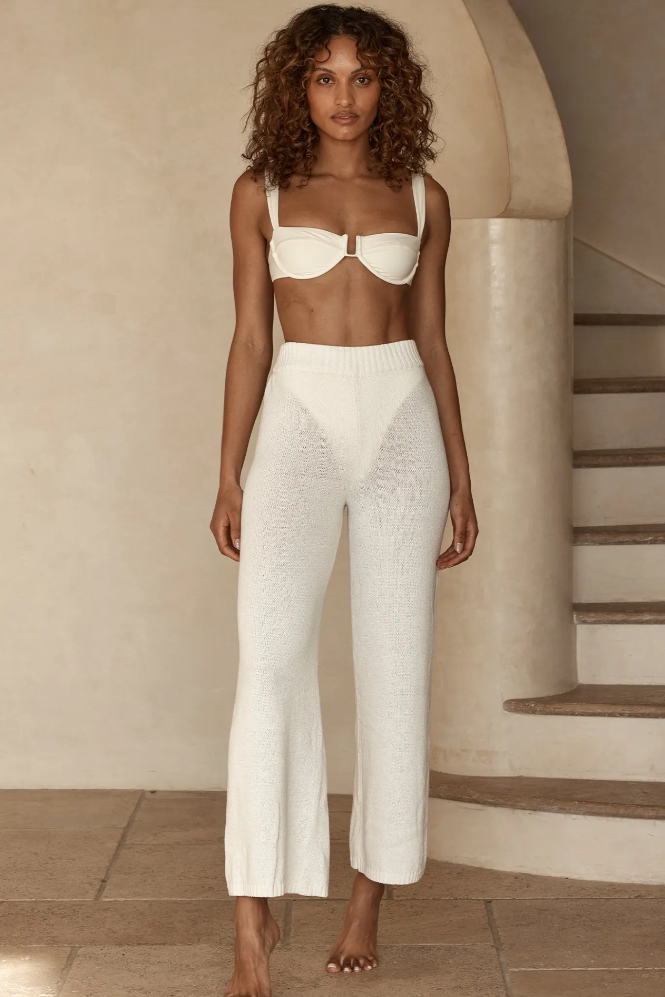 Monday Swimwear Knitwear|Bottoms^Hamilton Island Pant - White
