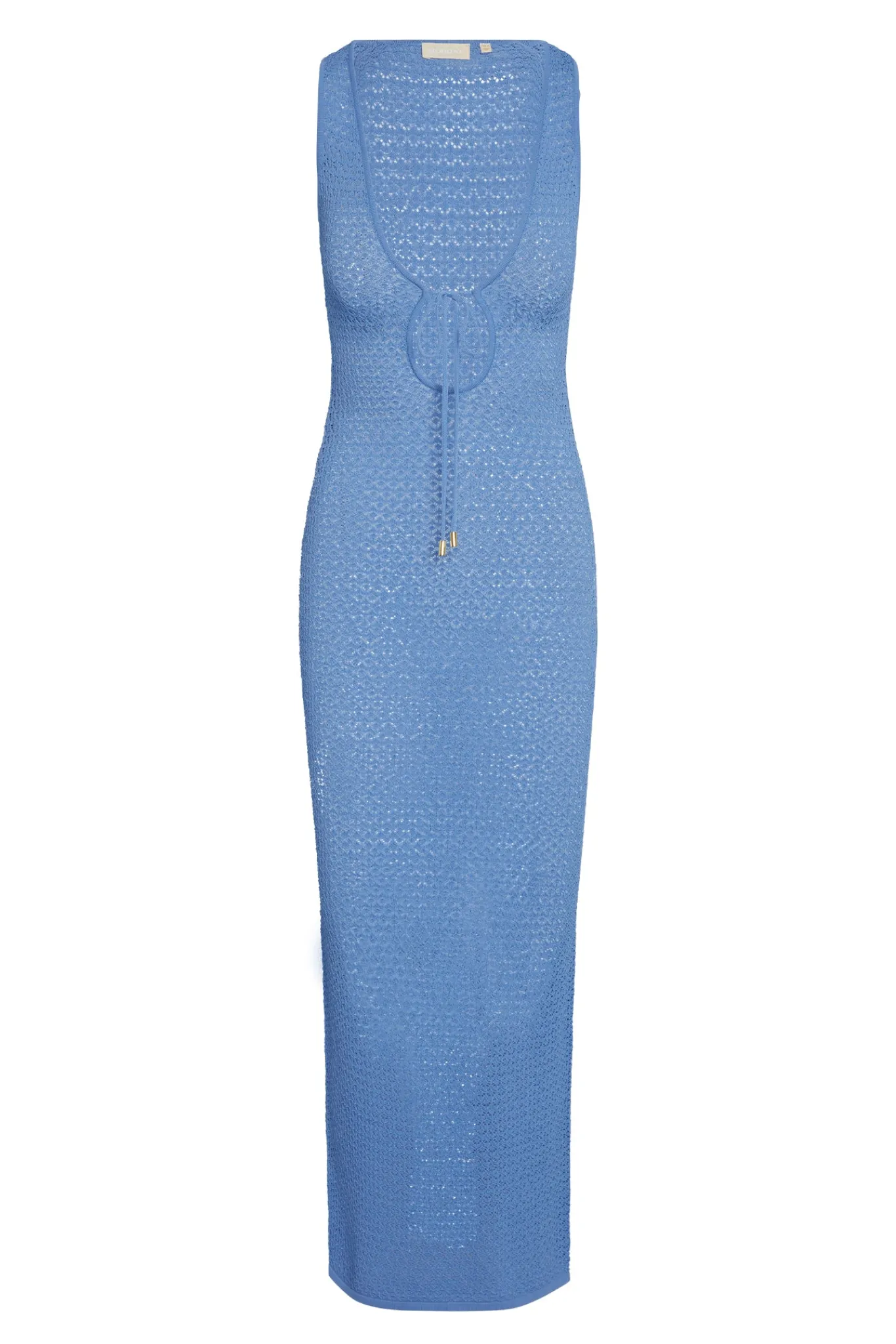 Monday Swimwear Knitwear|Dresses^Monte Carlo Tie Dress - Azure Lace Crochet