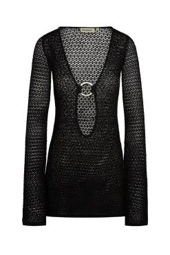 Monday Swimwear Knitwear|Dresses^Montego Mini Dress - Lace Crochet
