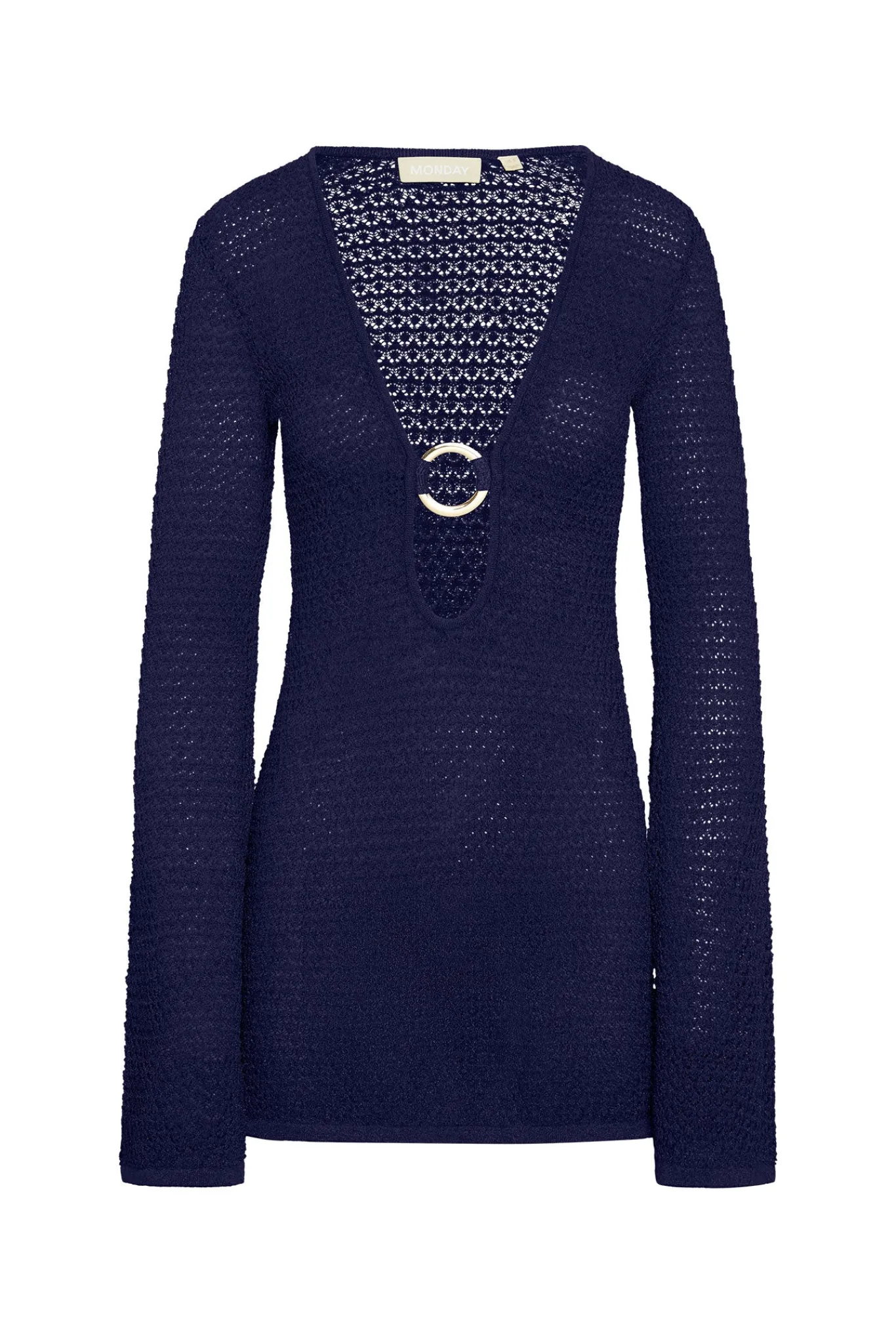 Monday Swimwear Knitwear|Dresses^Montego Mini Dress - Midnight Lace Crochet