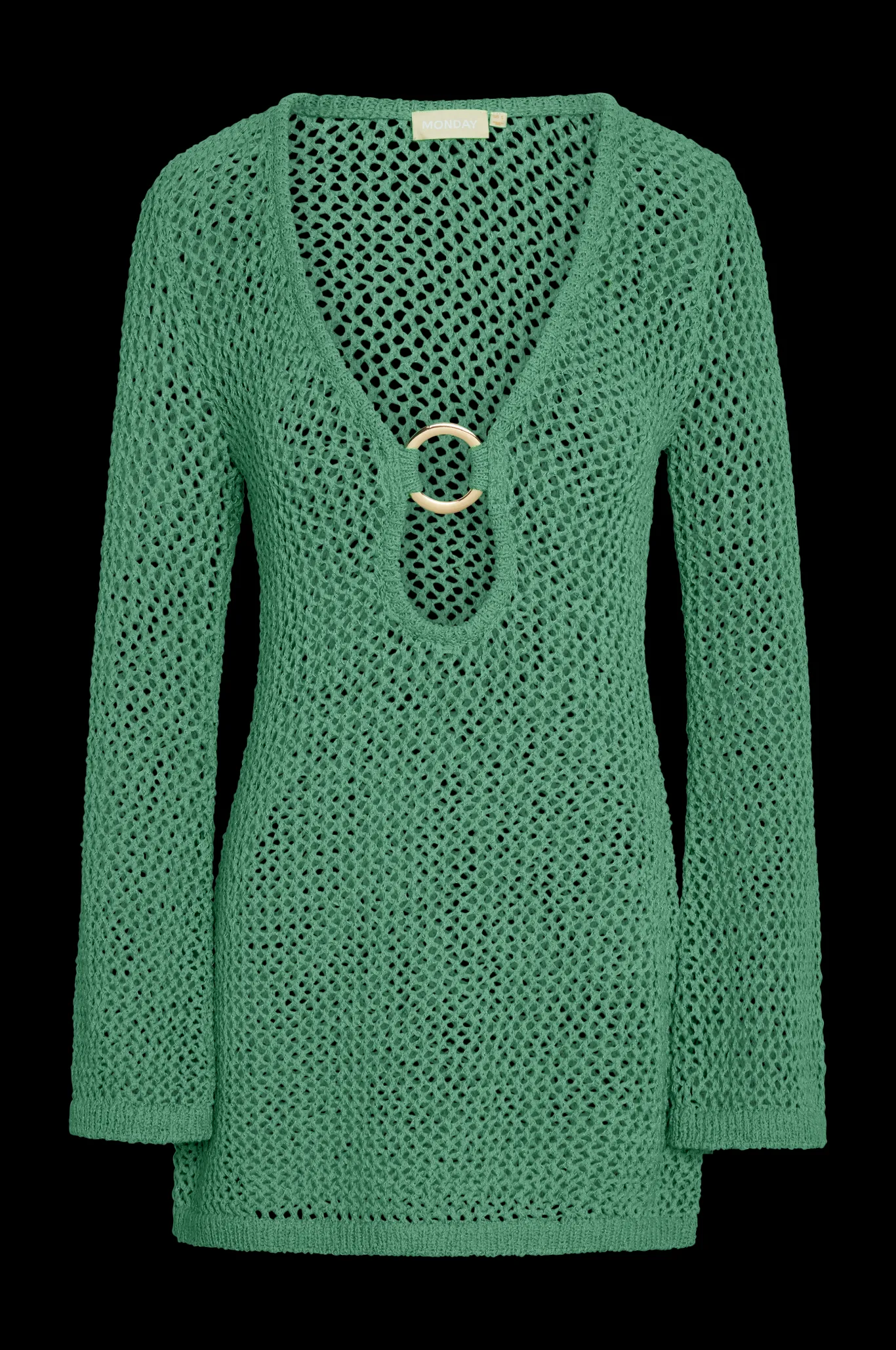 Monday Swimwear Knitwear|Dresses^Montego Mini Dress - Pond Petit Crochet