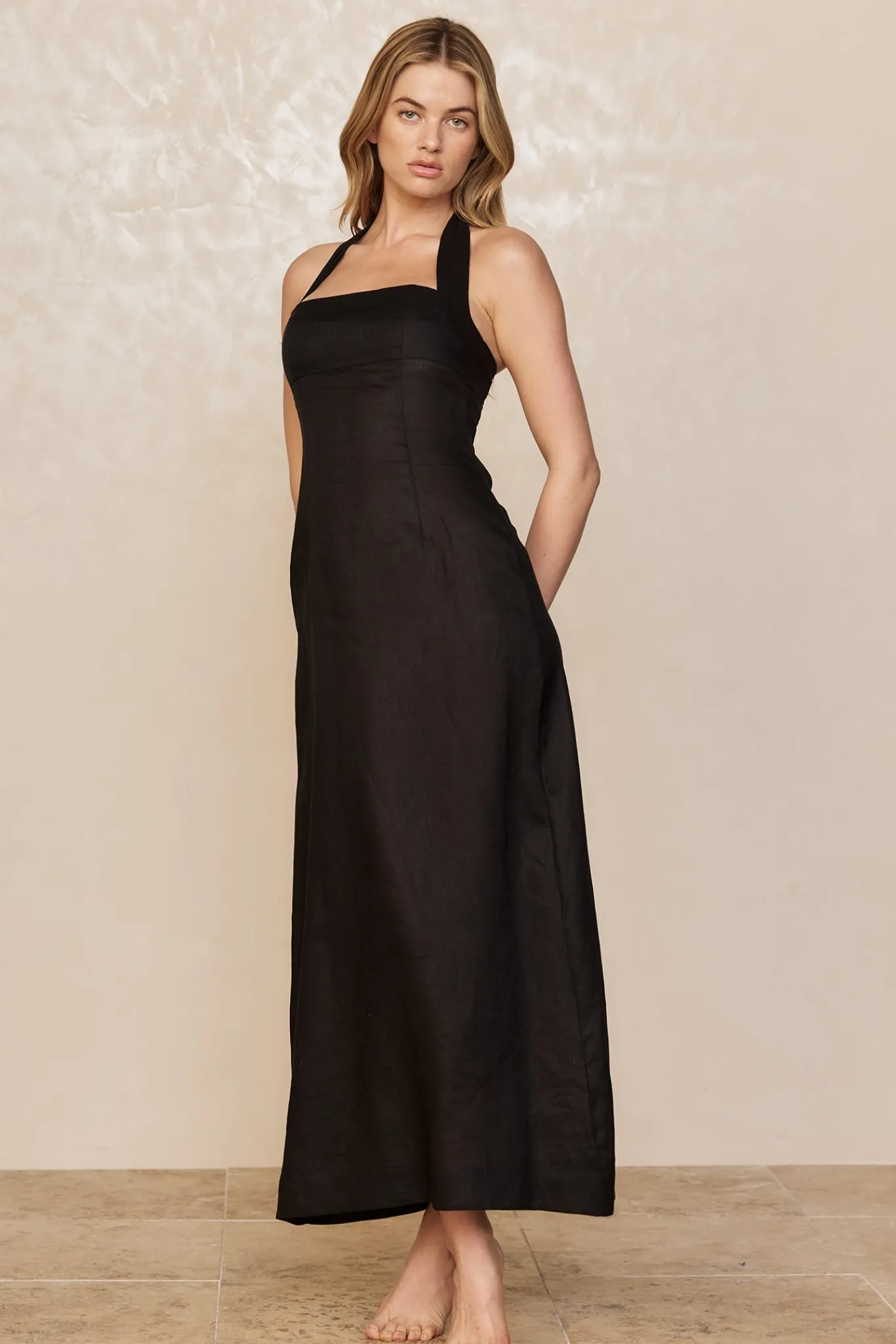 Monday Swimwear Dresses^Montserrat Dress - Linen