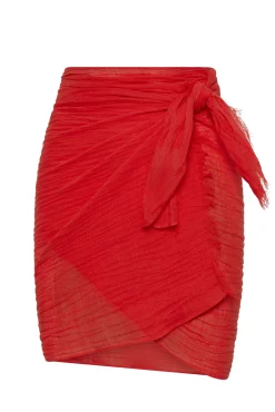 Monday Swimwear Sarongs|Bottoms^Mykonos Sarong - Crinkle