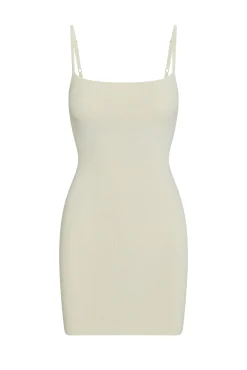 Monday Swimwear Knitwear^Provence Mini Dress - Ivory Knit Rib
