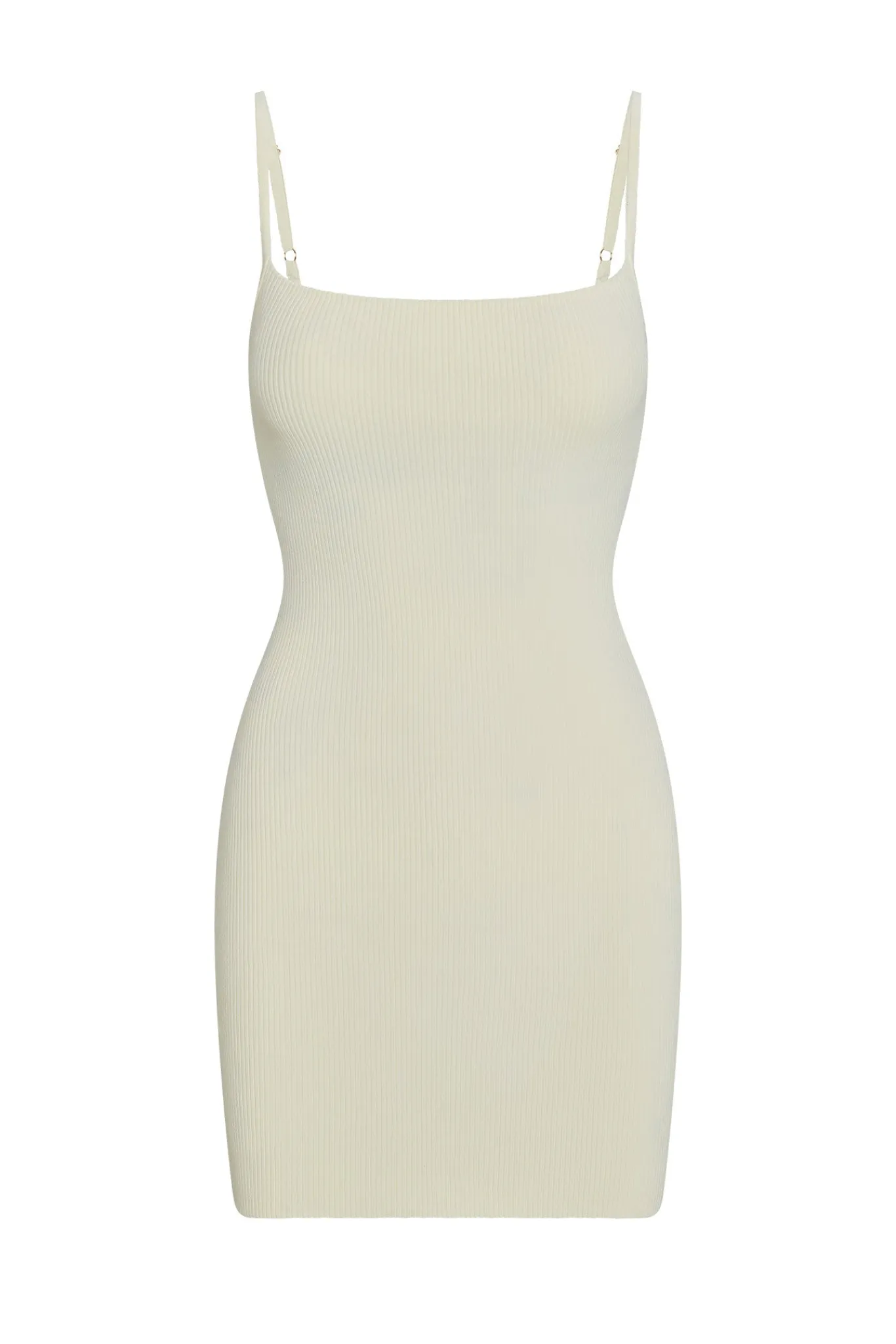 Monday Swimwear Knitwear^Provence Mini Dress - Ivory Knit Rib
