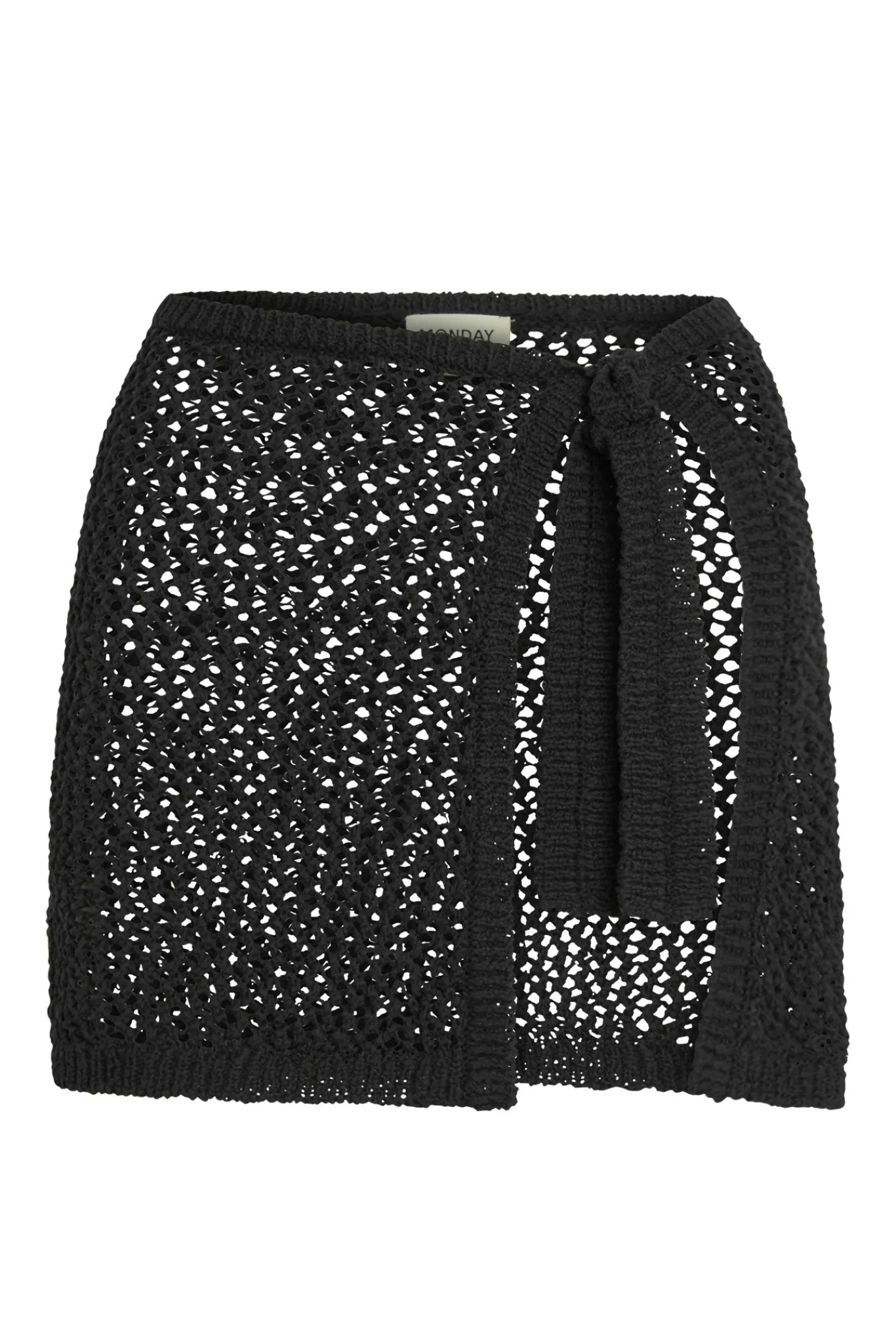 Monday Swimwear Knitwear|Sarongs^Santa Marta Sarong - Black Petit Crochet