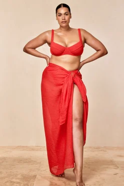 Monday Swimwear Sarongs|Bottoms^St. Tropez Sarong - Crinkle Linen