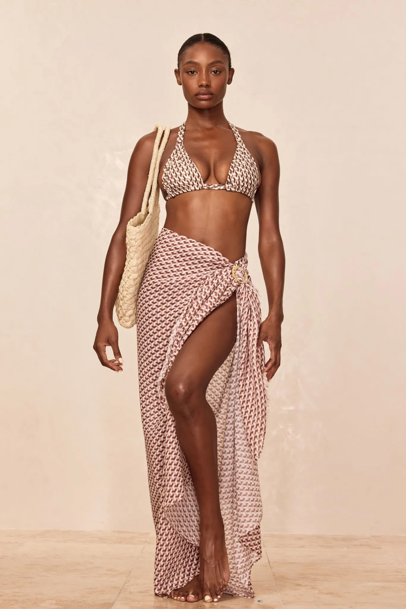 Monday Swimwear Sarongs|Bottoms^St. Tropez Sarong - Crinkle Linen